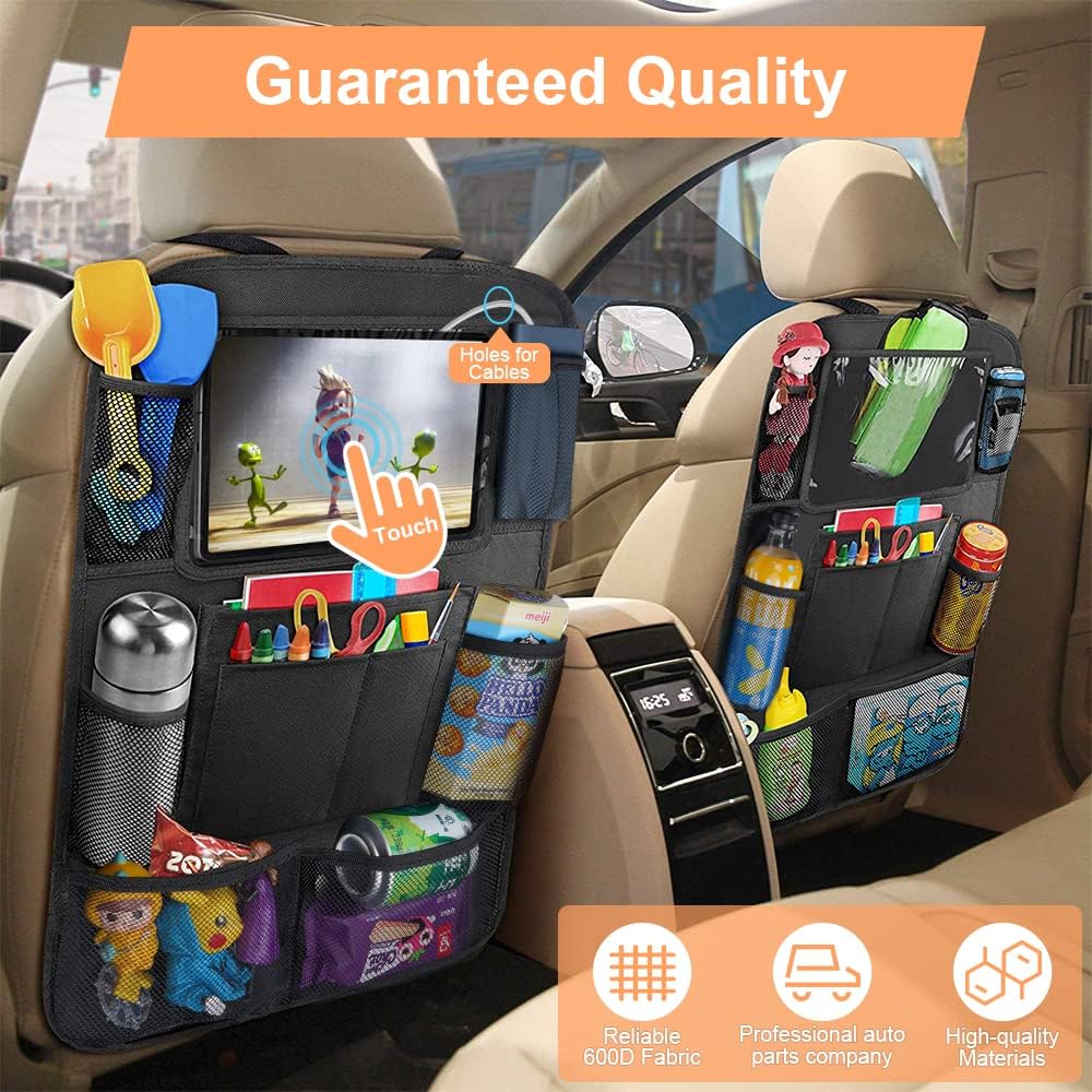 Thumbnail 4 de URAQT Car Organiser back seat organiser with 10" tablet holder