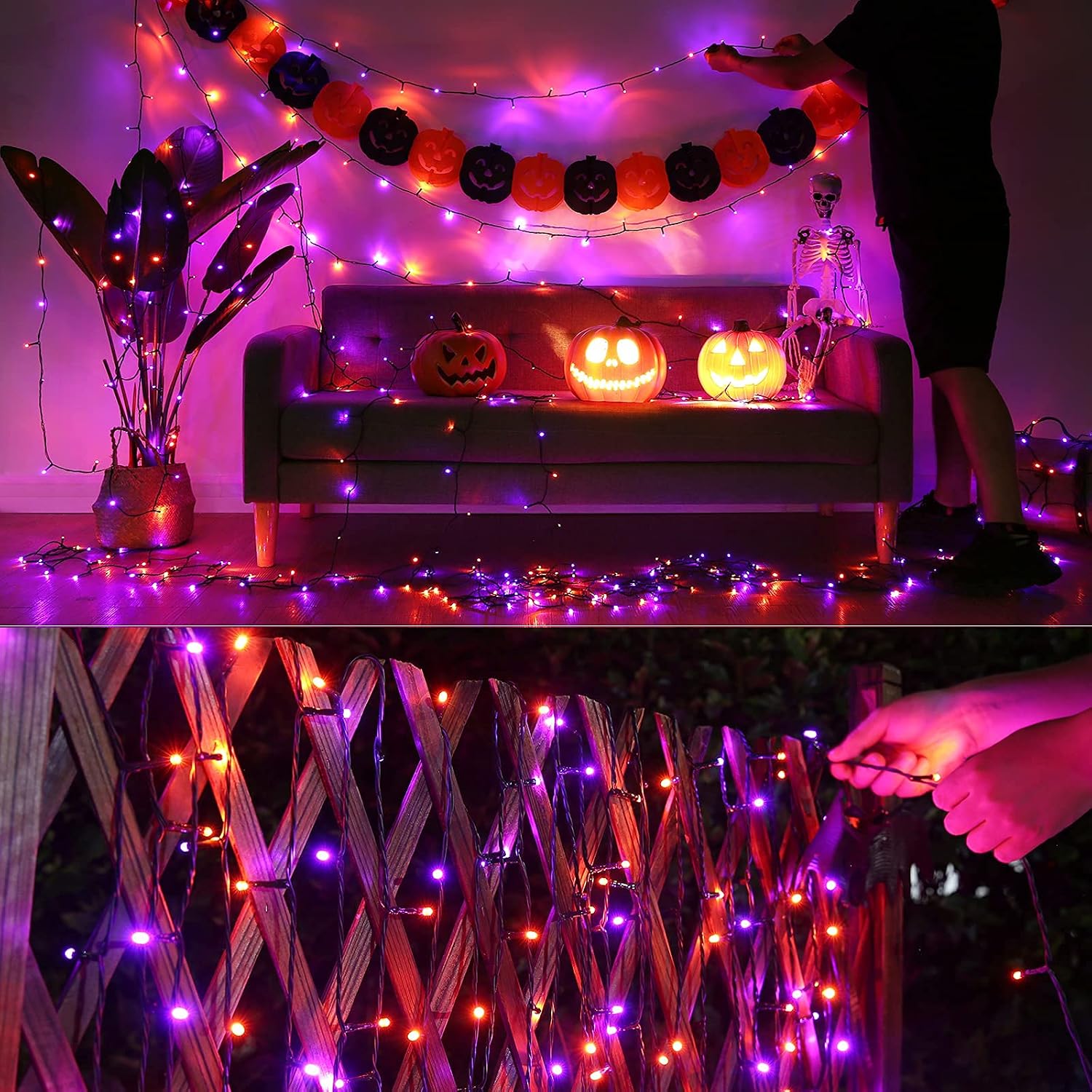 Detalle de Joomer Halloween String Lights, 66 ft