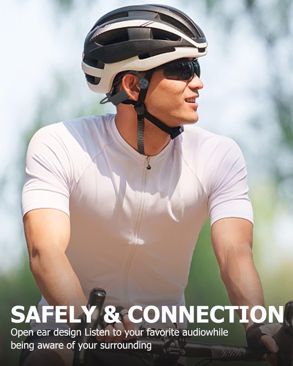 Thumbnail 3 de SANOTO Casque à conduction osseuse Bluetooth open ear sans fil (Sport, IPX5)