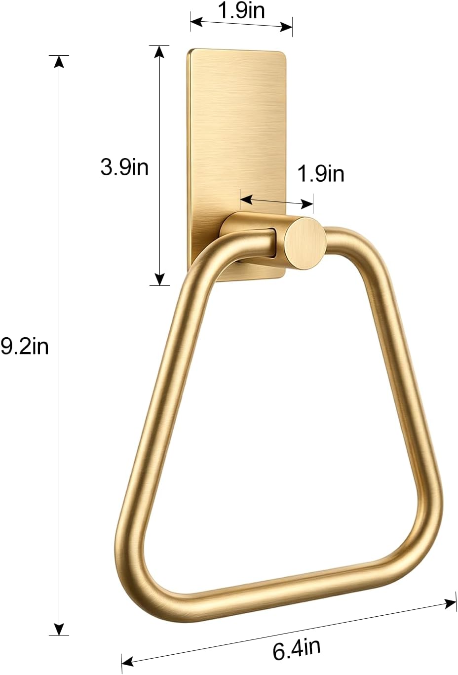 Detalle 2 de SetSail Adhesive Towel Ring, Stainless Steel