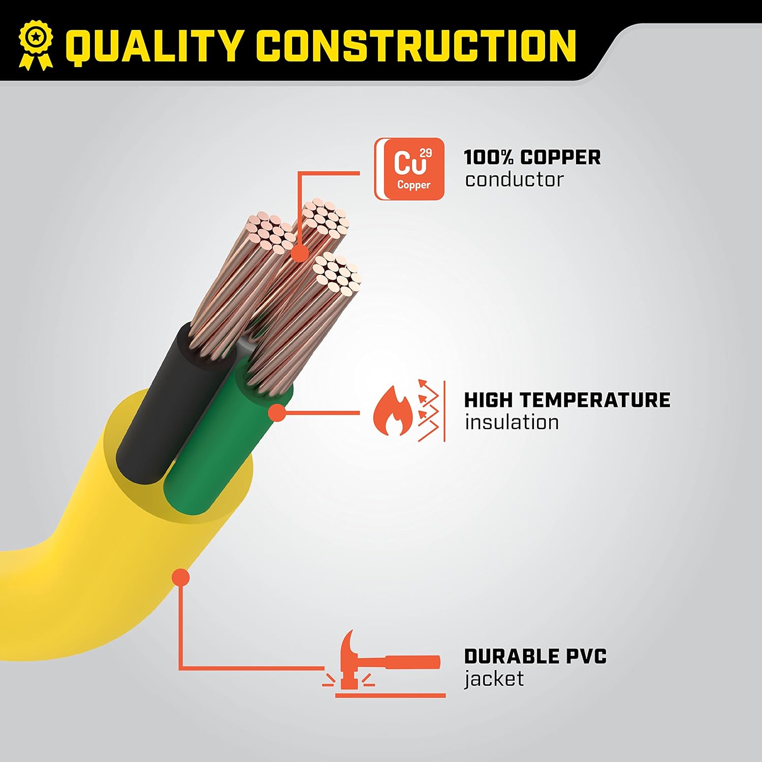 Thumbnail 5 de Champion Power Equipment 25-Foot 30A Generator Extension Cord