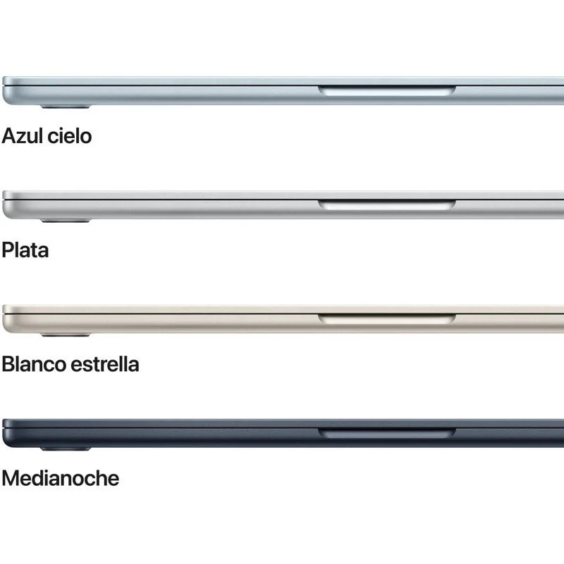 Thumbnail 1 de Apple MacBook Air 13" con M5, 16 GB, 512 GB SSD, GPU de 10 núcleos y macOS — Blanco Estrella