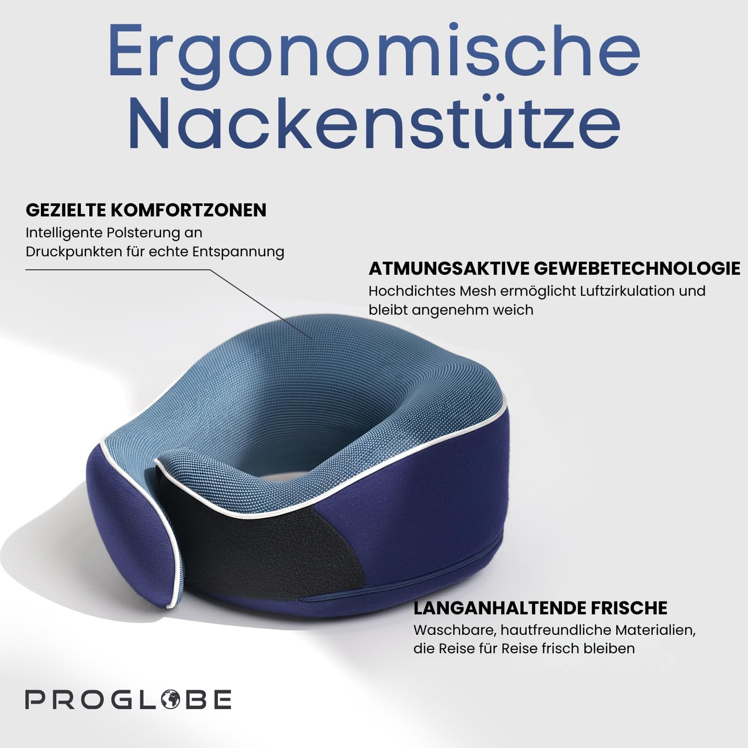 Thumbnail 2 de Proglobe Nackenkissen Flugzeug 100% Memory Foam