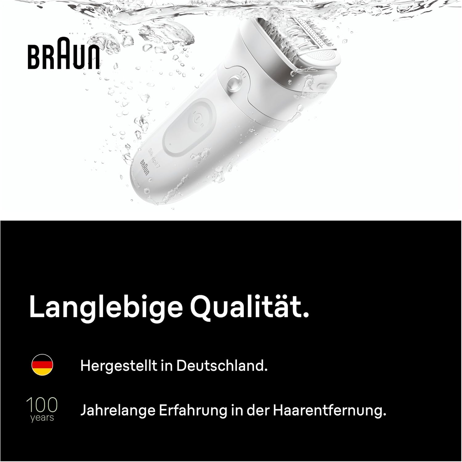 Thumbnail 6 de Braun Silk·épil 7 (7-241) Epilierer Damen – Breiter Kopf, Nass & Trocken, inkl. Rasieraufsatz, Trimmeraufsatz und Bikini-Trimmer