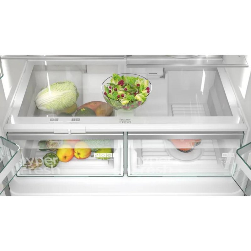 Detalle de Siemens iQ500 KF96DAXEA frigorífico americano No Frost WiFi 183 cm y 574 L
