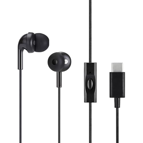 Detalle de Amazon Basics Alámbrico USB-C auriculares intraurales
