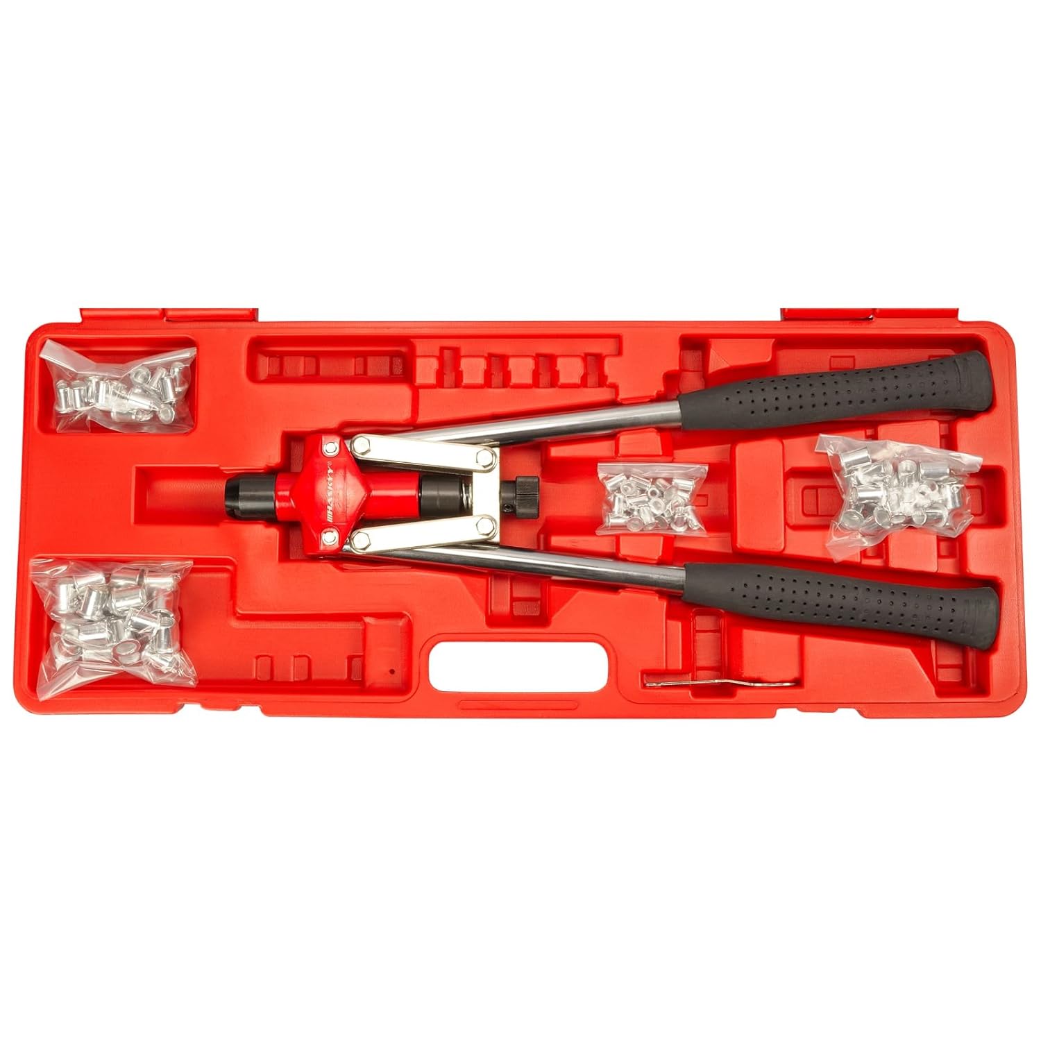 Thumbnail 5 de HASKYY Profi Heavy DUTY Nietmutternzange für Blindnieten inklusive 80 Nietmuttern (M5–M10)