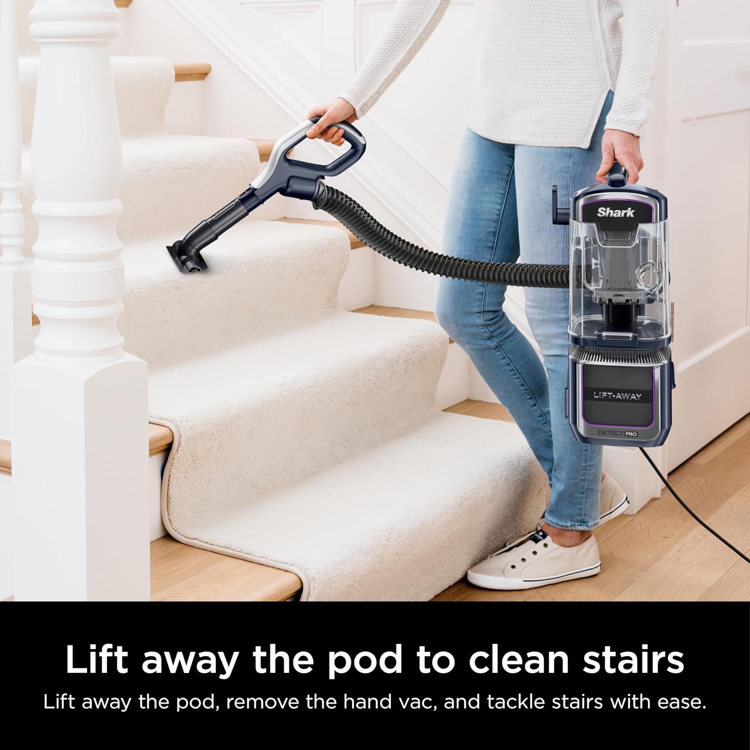 Detalle 2 de Shark Detect Pro LA742 Bagless Vacuum 🧹