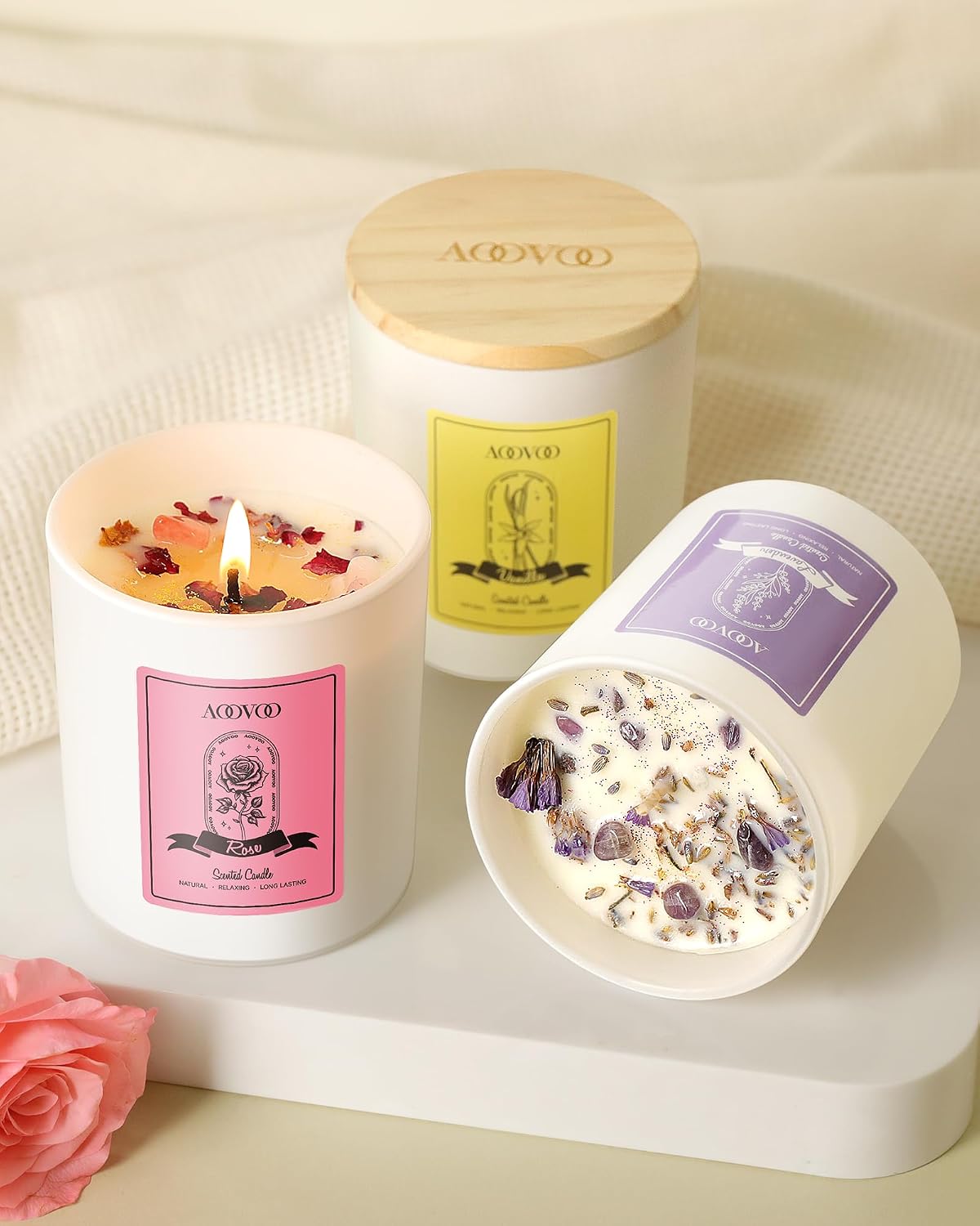 Detalle 2 de AOOVOO Scented Candle Set 40oz