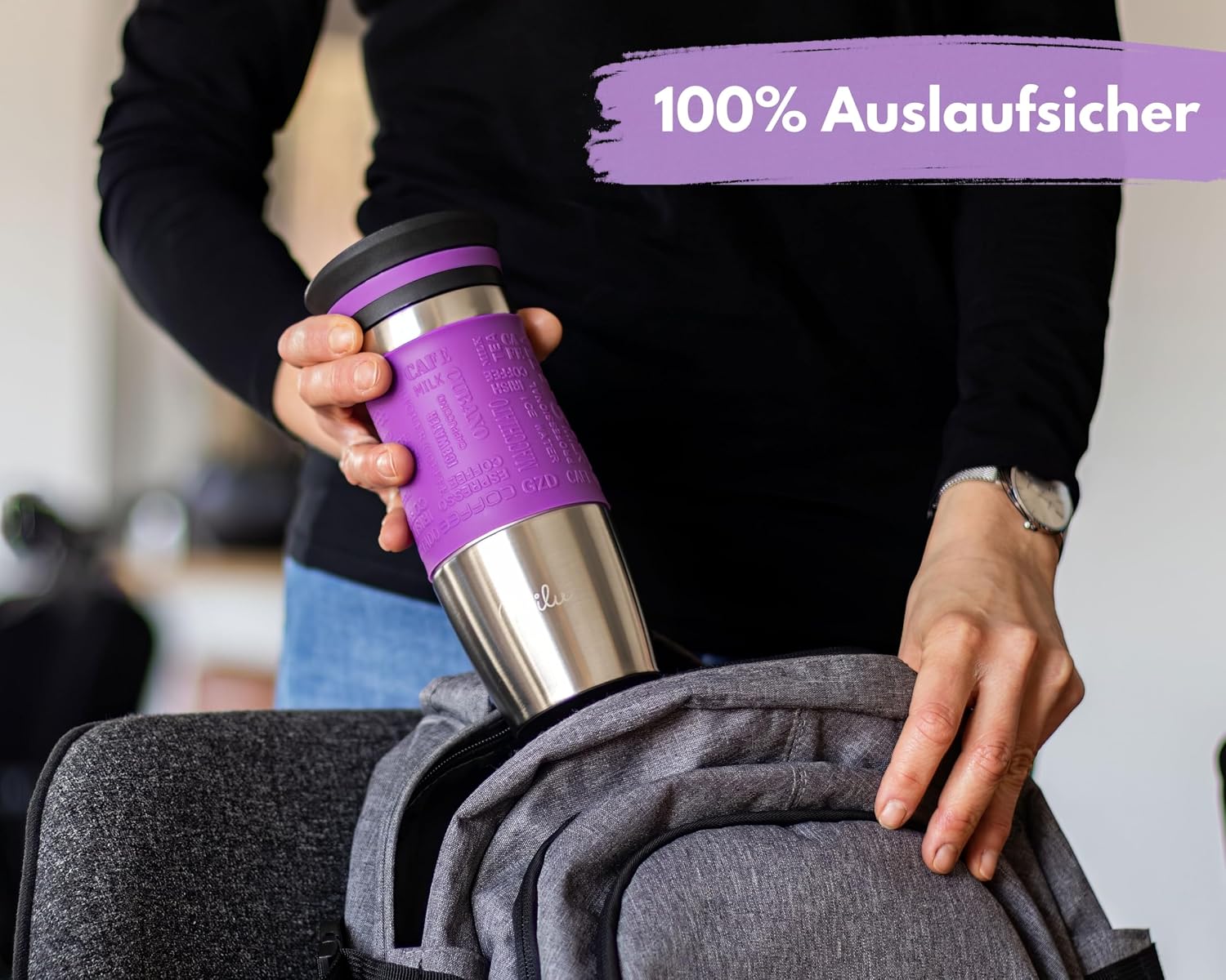 Thumbnail 6 de Milu Thermobecher 370 ml violett
