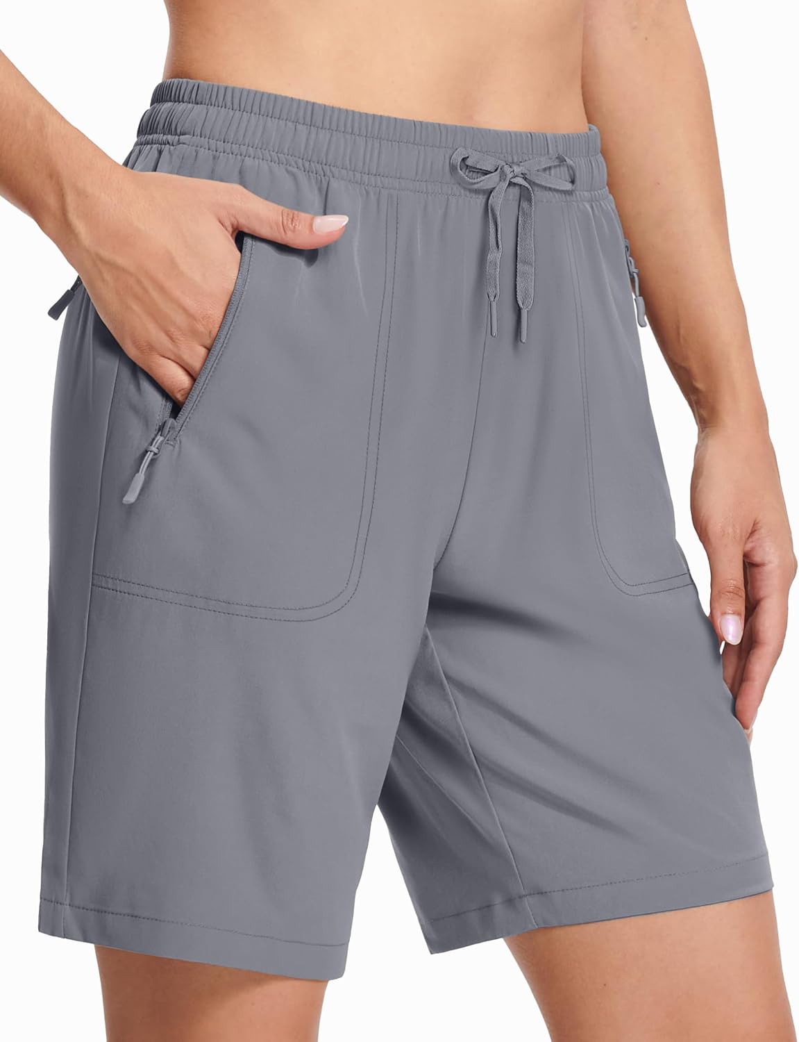 Detalle de MAGCOMSEN Women's Hiking Shorts 8-inch