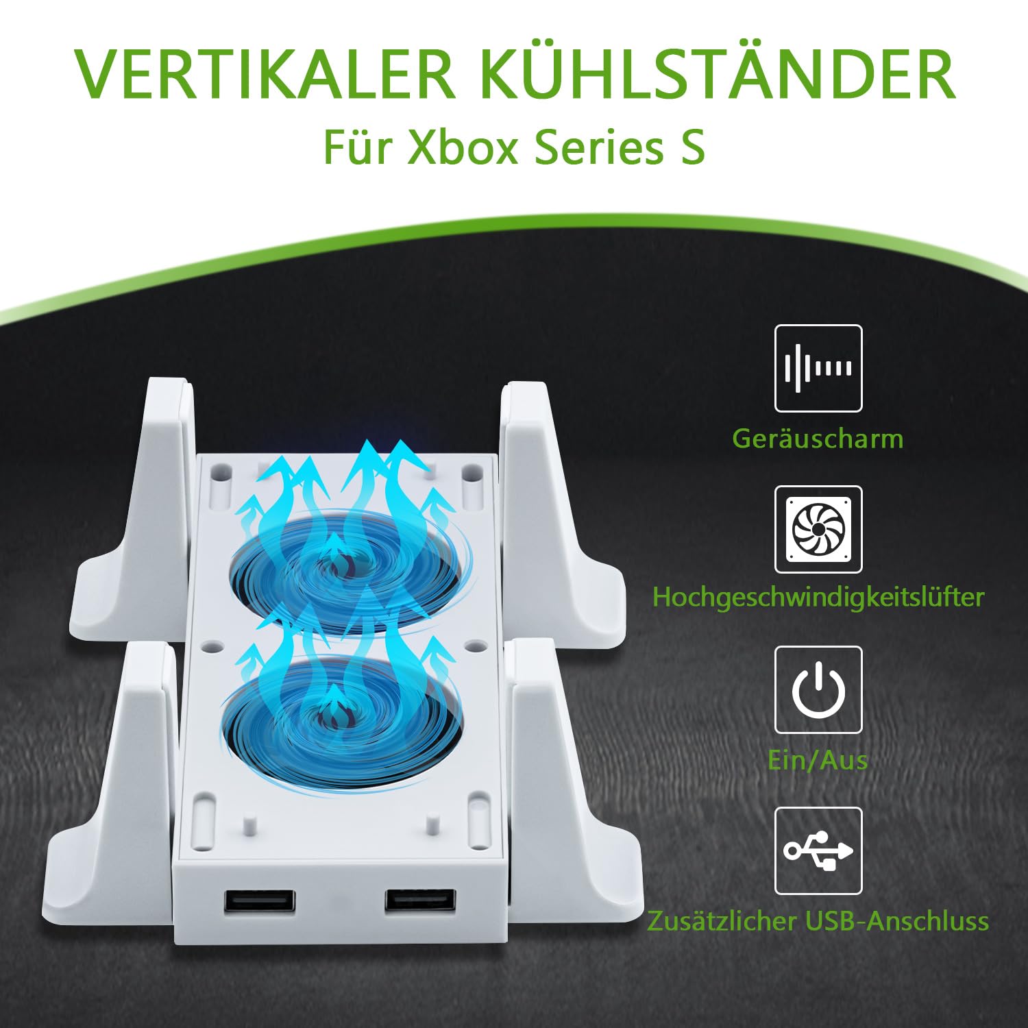Thumbnail 4 de Mcbazel Kühlungslüfter Ständer für Xbox Series S