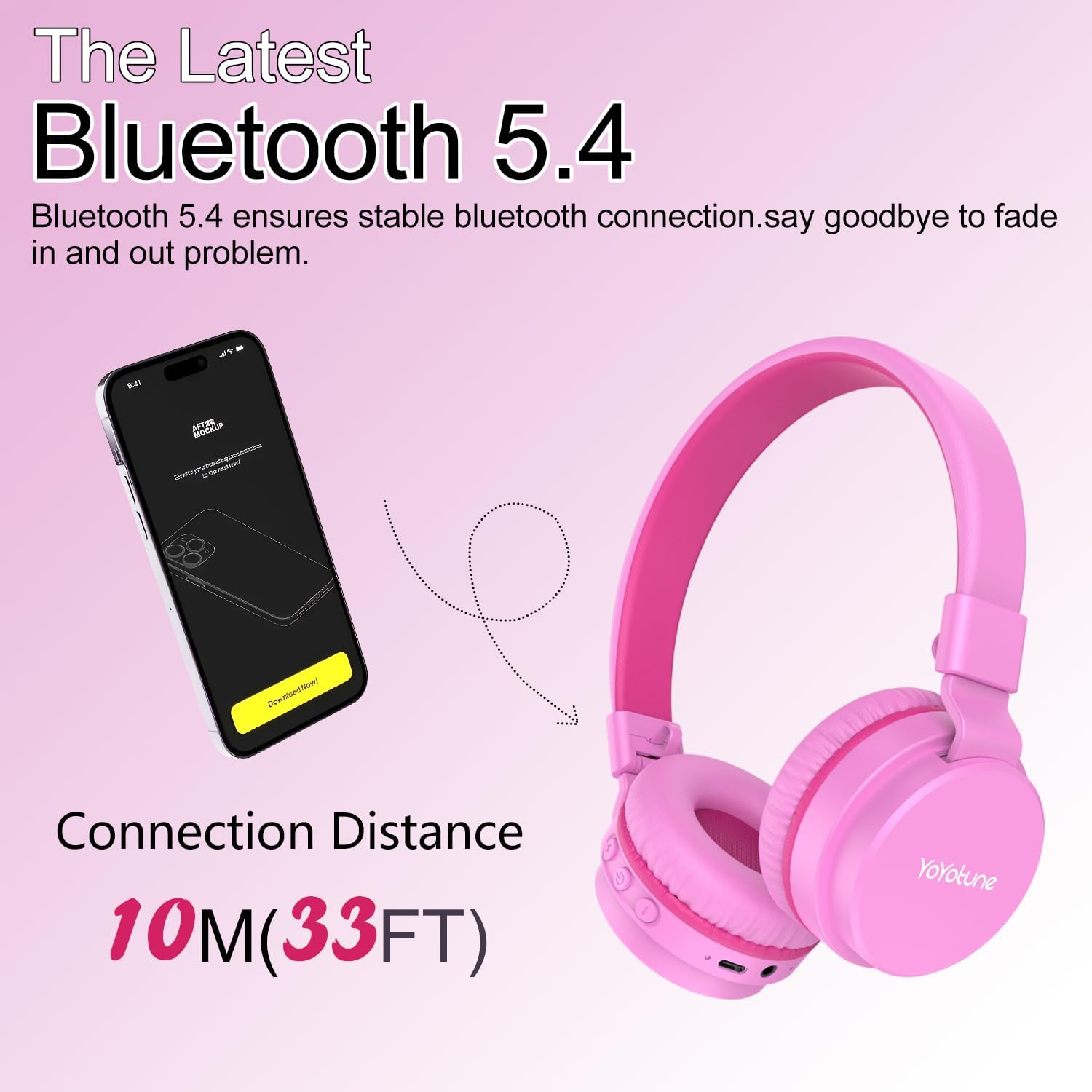 Thumbnail 6 de Kids Bluetooth Headphones 40H playtime