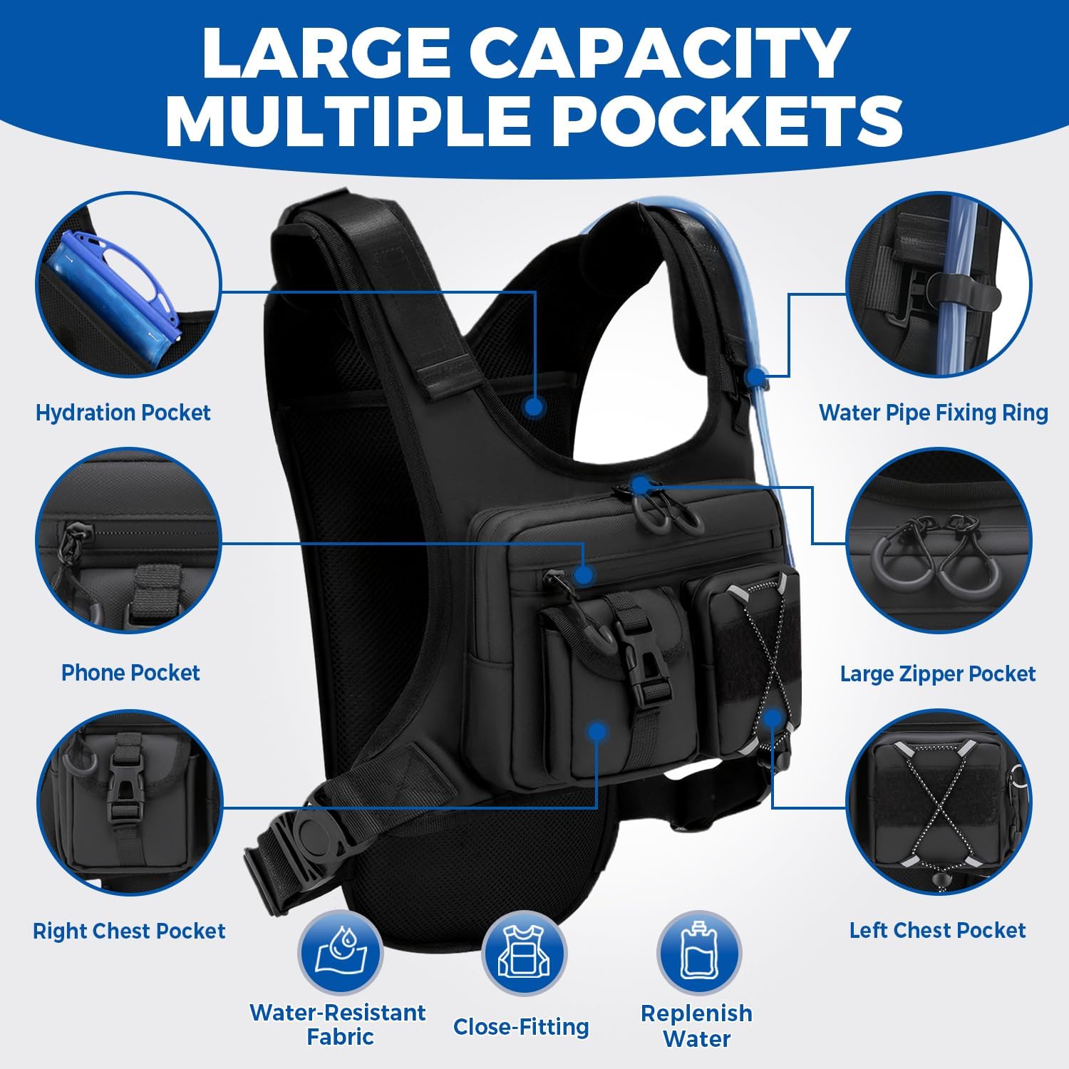 Thumbnail 1 de Criuage Hydration Vest with 2.0L Bladder