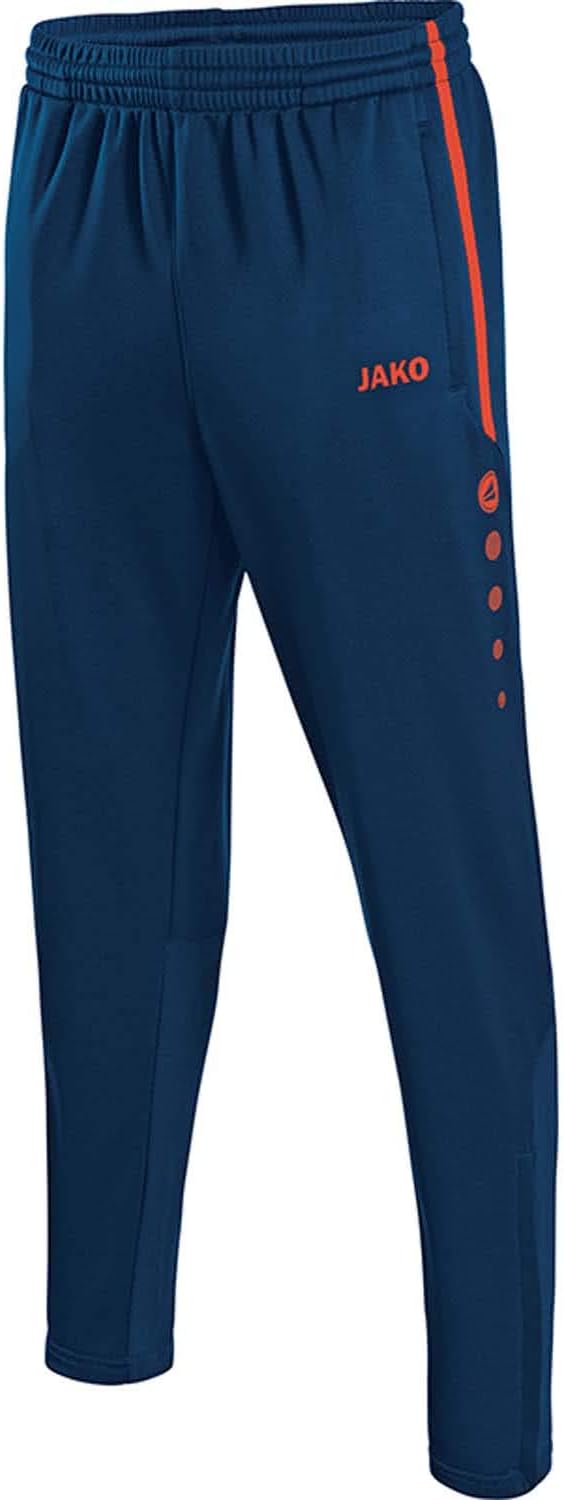 Detalle de JAKO Herren Trainingshose Active I – Lange Sporthose mit elastischem Bund und Seitentaschen