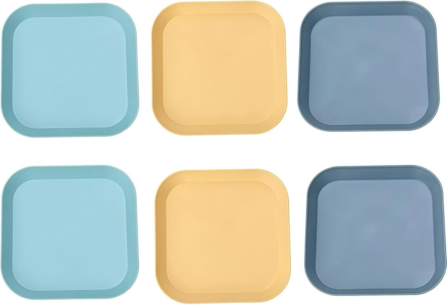 Detalle de Tharvolex 6 Pcs Cat Bowls – Shallow, Whisker‑Friendly Plastic Dishes for Small Cats
