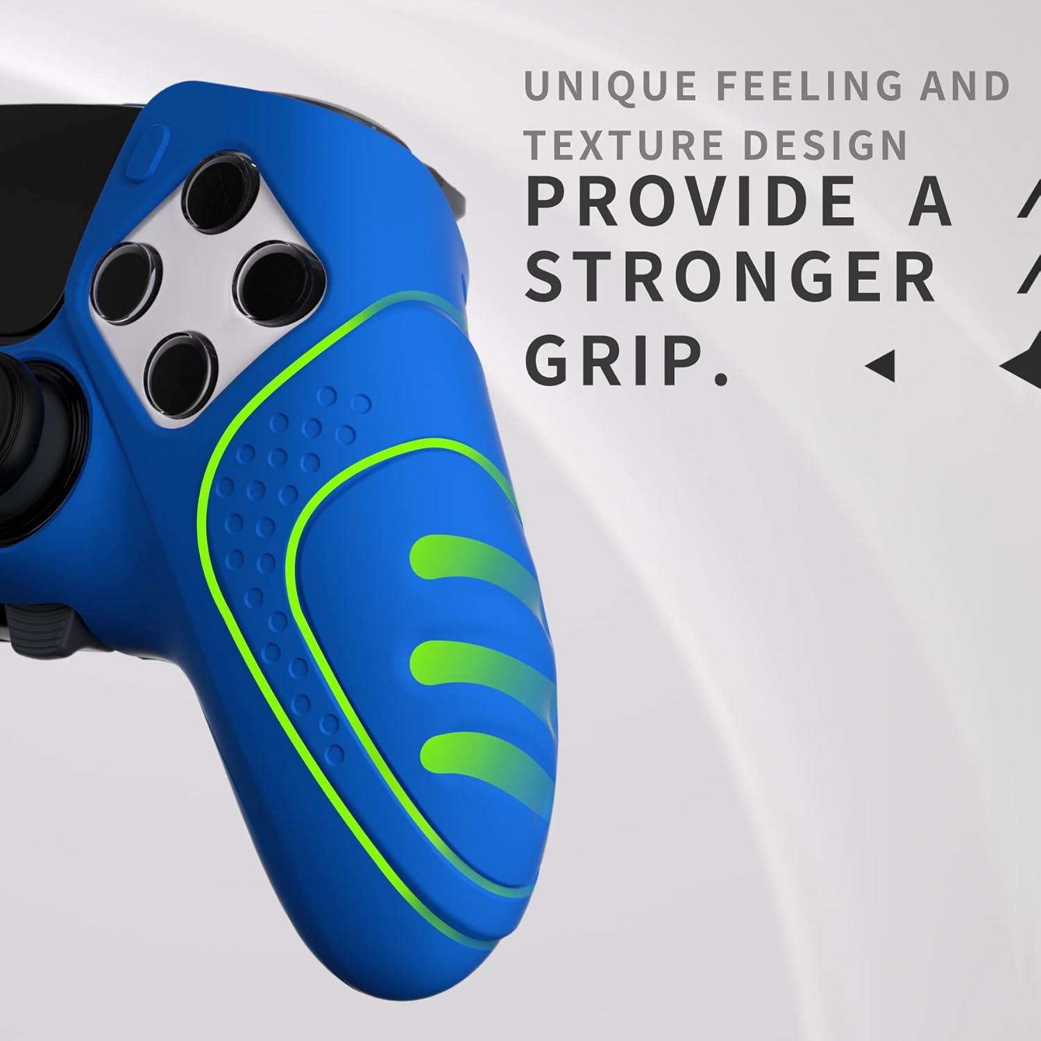 Detalle de PlayVital Guardian Edition Anti-Slip Ergonomic Silicone Case for PS5 Edge Controller