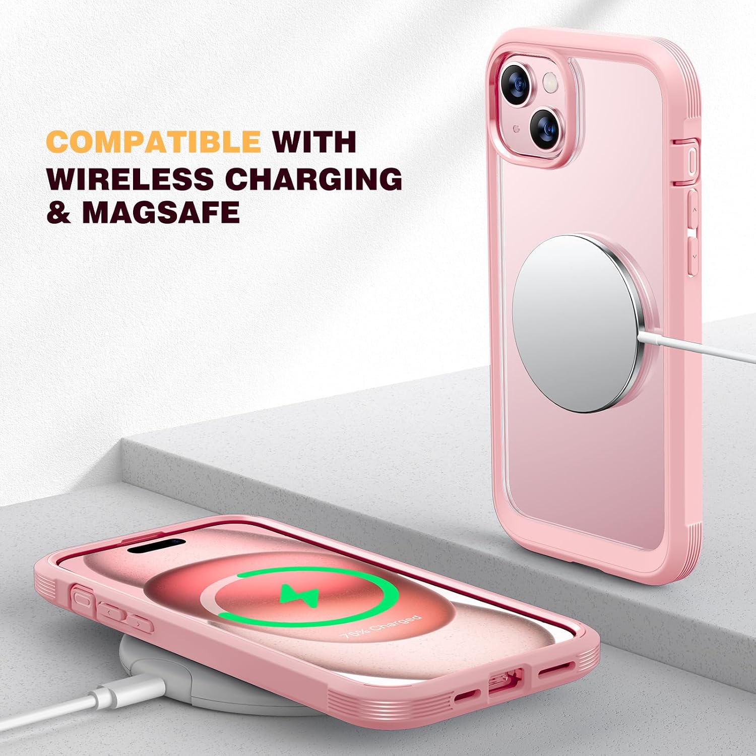 Thumbnail 4 de Diaclara iPhone 15 rugged case with 6.1" screen protector