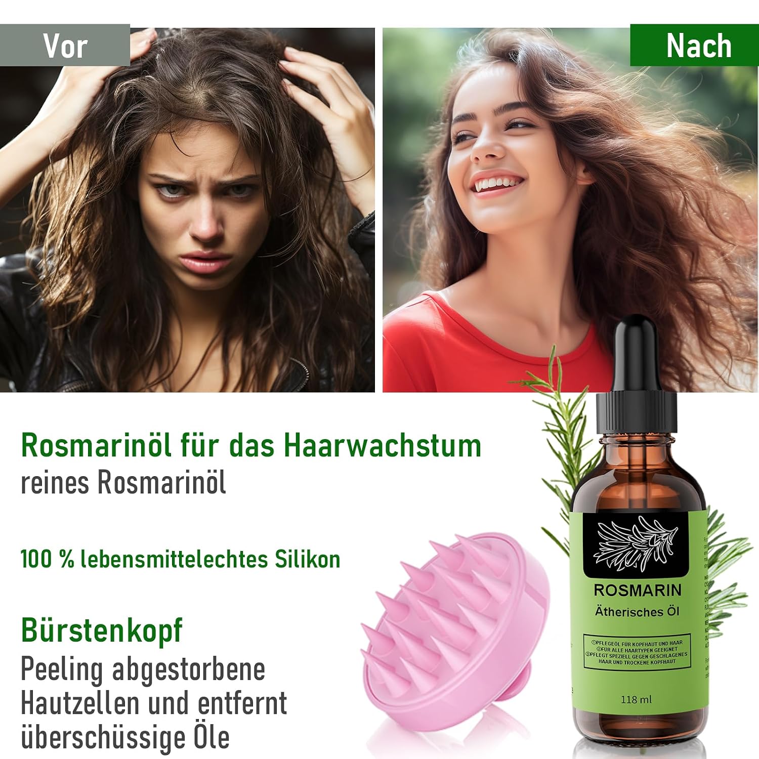 Detalle 2 de Rosmarinöl Haare 118ml