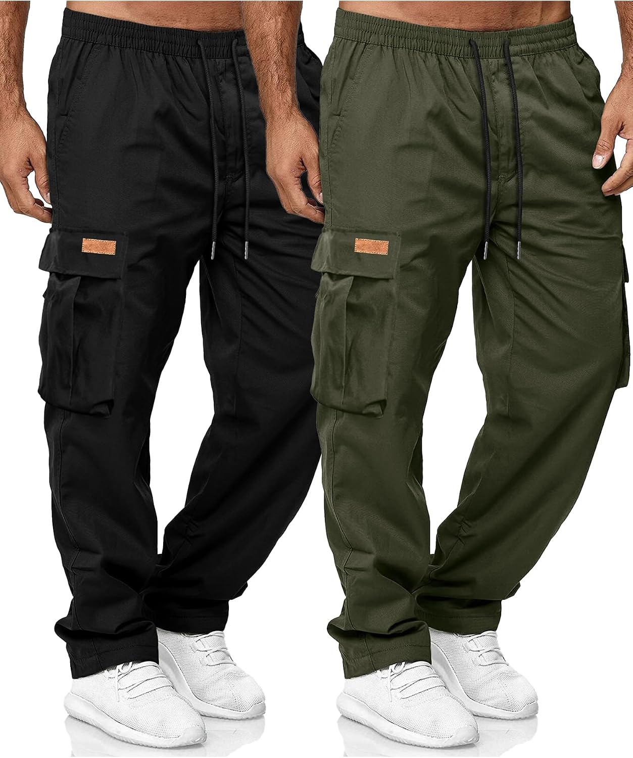 Thumbnail 1 de HOTake Men's Casual Cargo Sweatpants joggers with pockets