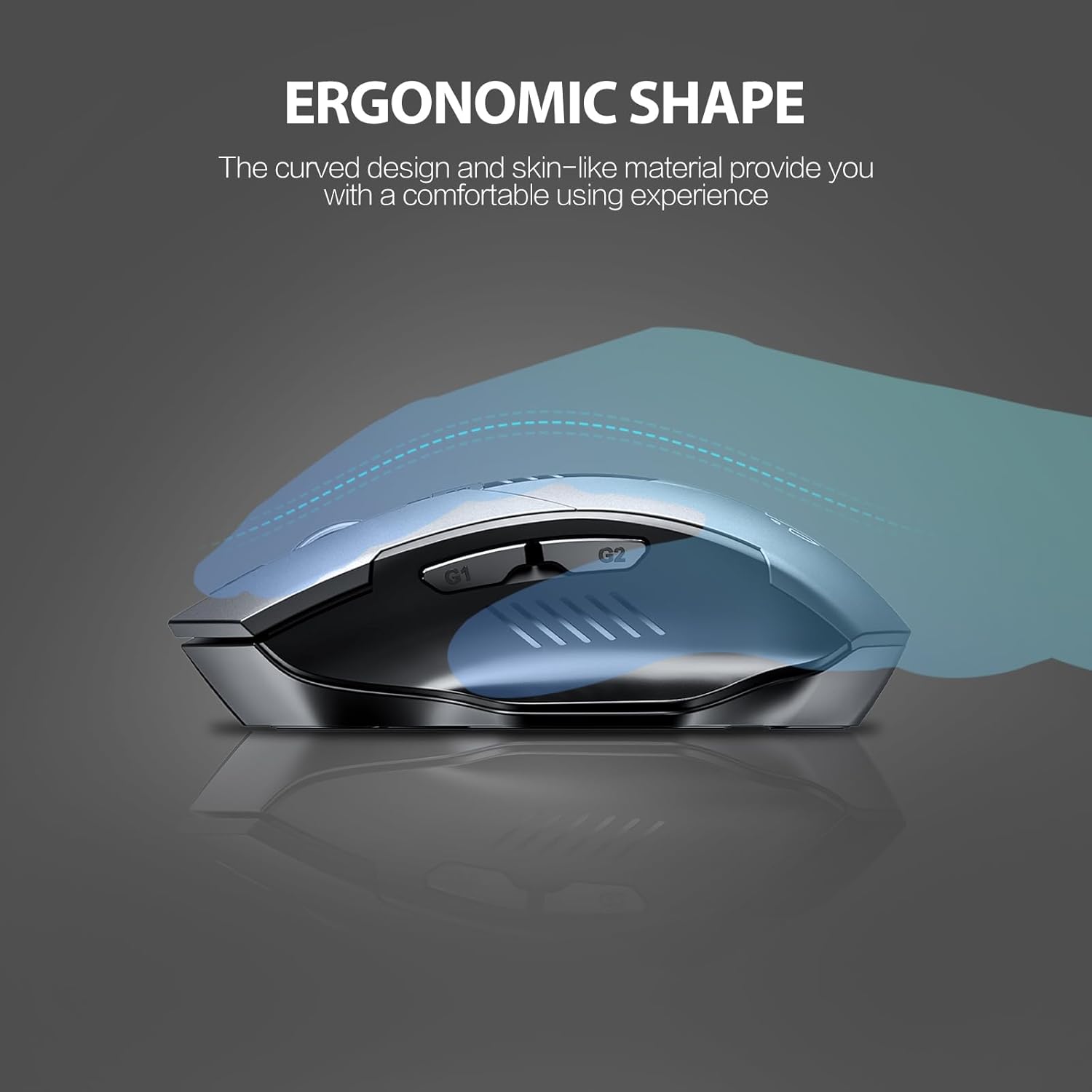 Thumbnail 6 de INPHIC Bluetooth Mouse 1600 DPI ergonomic wireless mouse