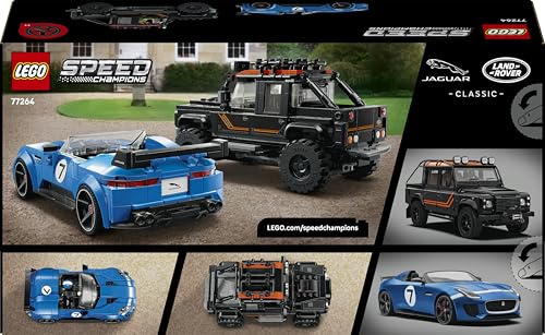 Thumbnail 12 de LEGO Speed Champions Jaguar Project 7 & Land Rover Defender 77264 – Bau- und Spielspaß für Autoliebhaber