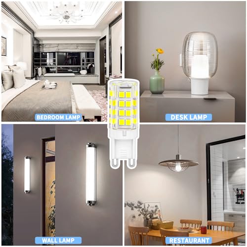 Thumbnail 6 de YIIFELL Bombilla LED G9 5W 6000K Blanco Frío (500 lm) – Pack de 8