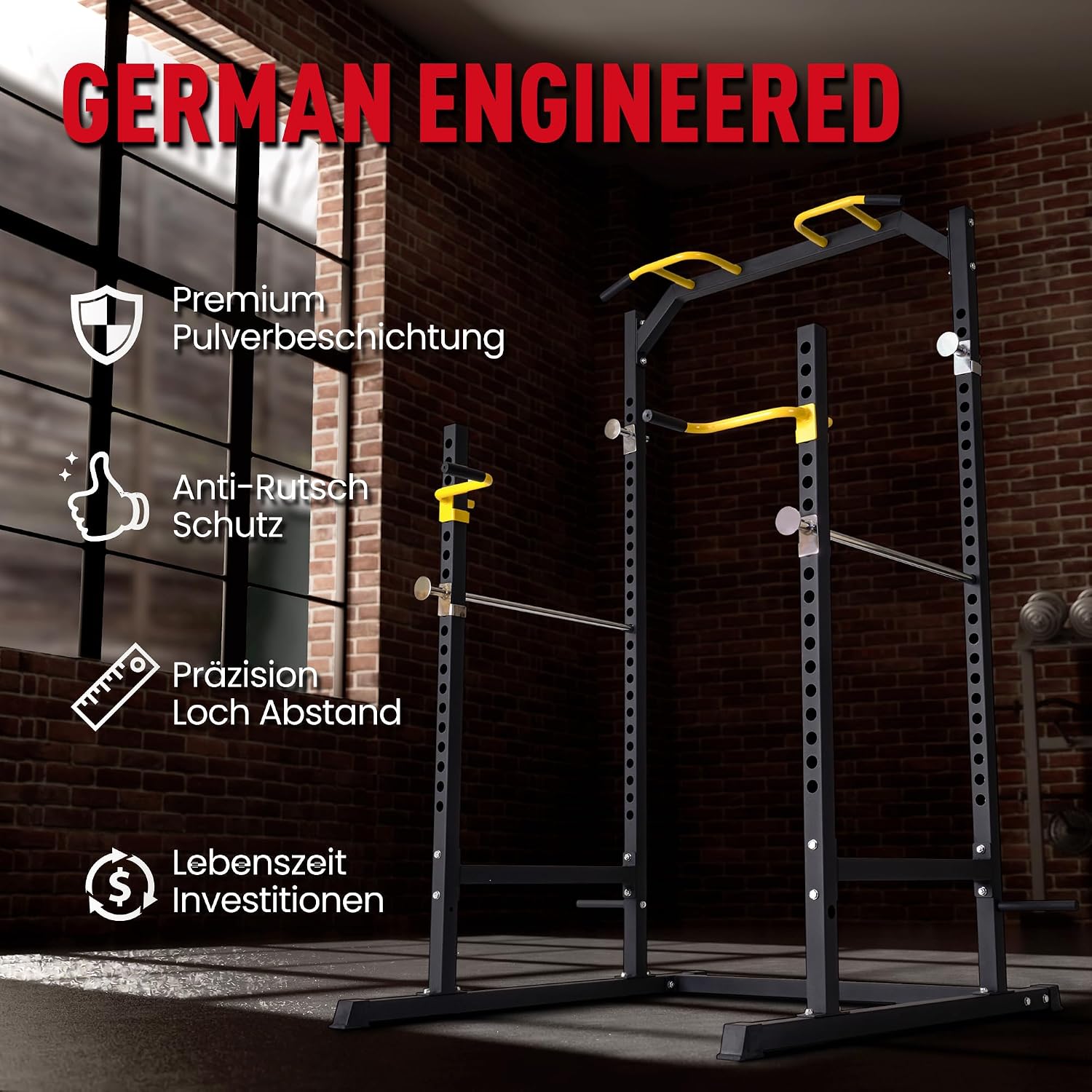 Detalle 2 de Ultrasport Power Rack 136x120x210 cm 🏋
