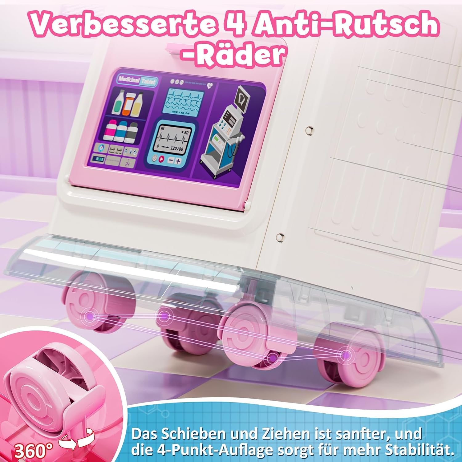 Detalle 1 de Lehoo Castle Arztkoffer Kinder 3 Jahre