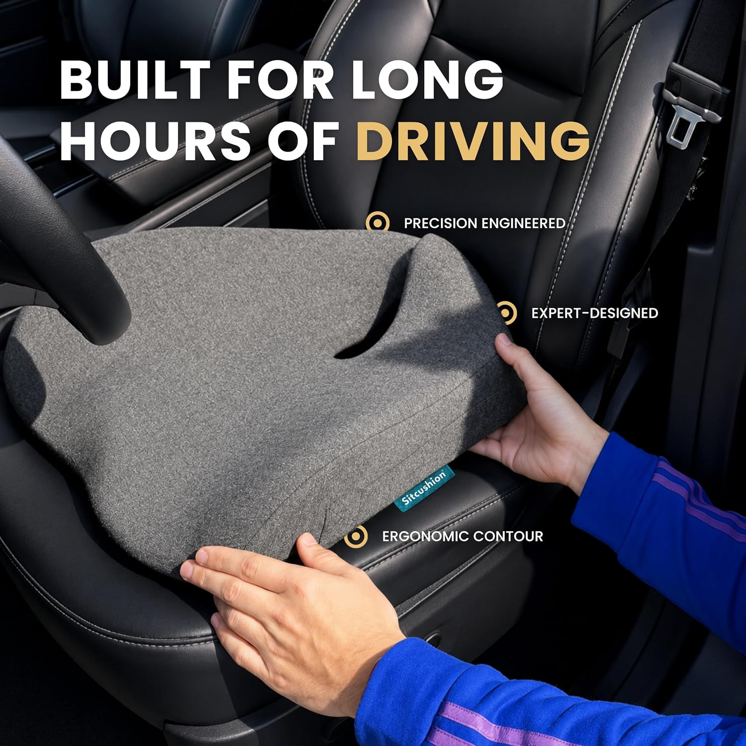 Thumbnail 3 de SitCushion Car Seat Cushion Extra Large