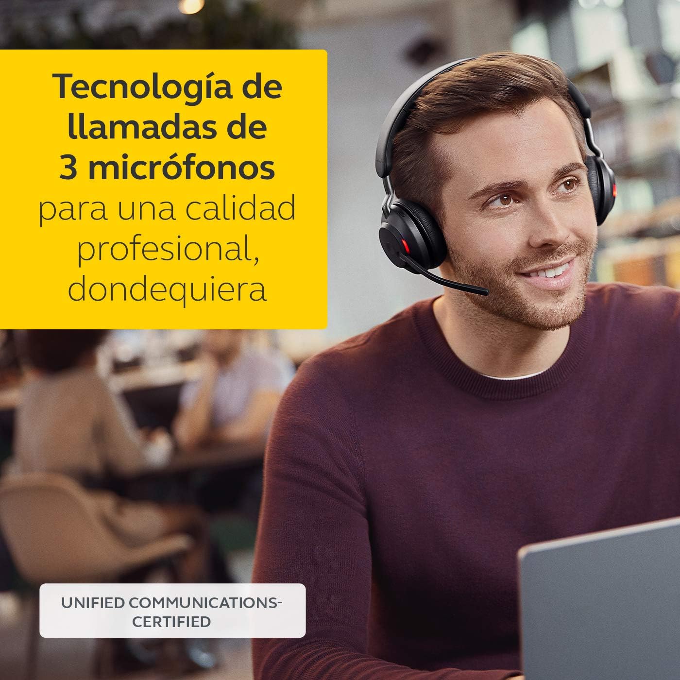 Thumbnail 2 de Jabra Evolve2 65: Auriculares Inalámbricos Estéreo con ANC