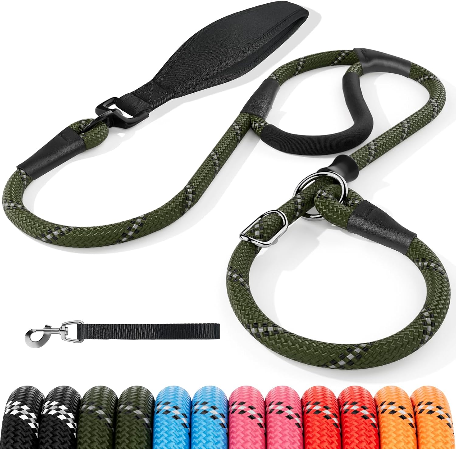 Detalle de Kdsvakd slip lead for dogs 13mm x 1.8m