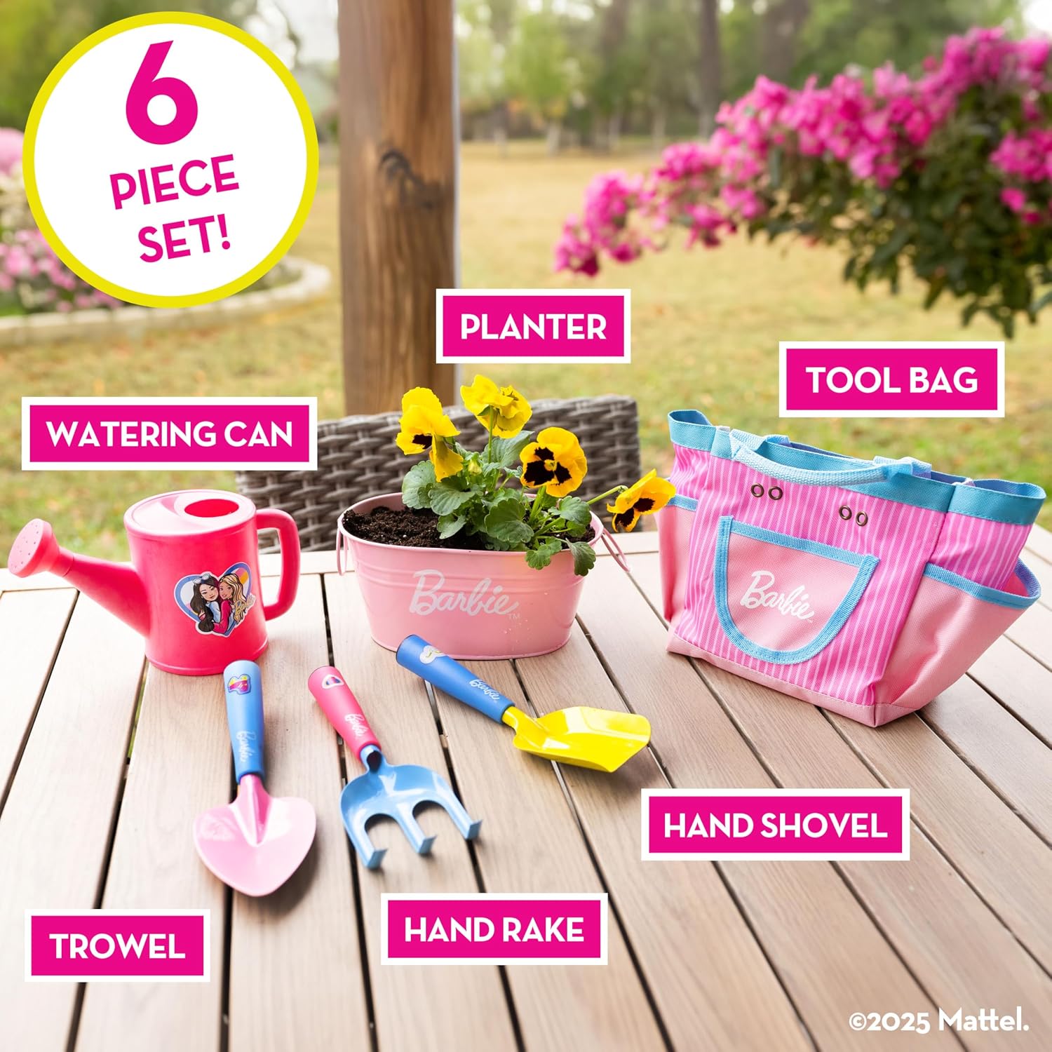 Thumbnail 1 de Barbie Kids' Gardening Tool Set, 6-Piece