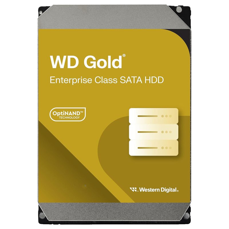 Detalle de WD Gold 3.5" 24TB 7200rpm SATA 3 de Western Digital (disco duro para uso empresarial)