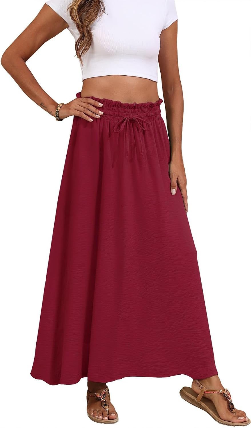 Detalle 1 de Askyes Women's Maxi Skirt, Chiffon