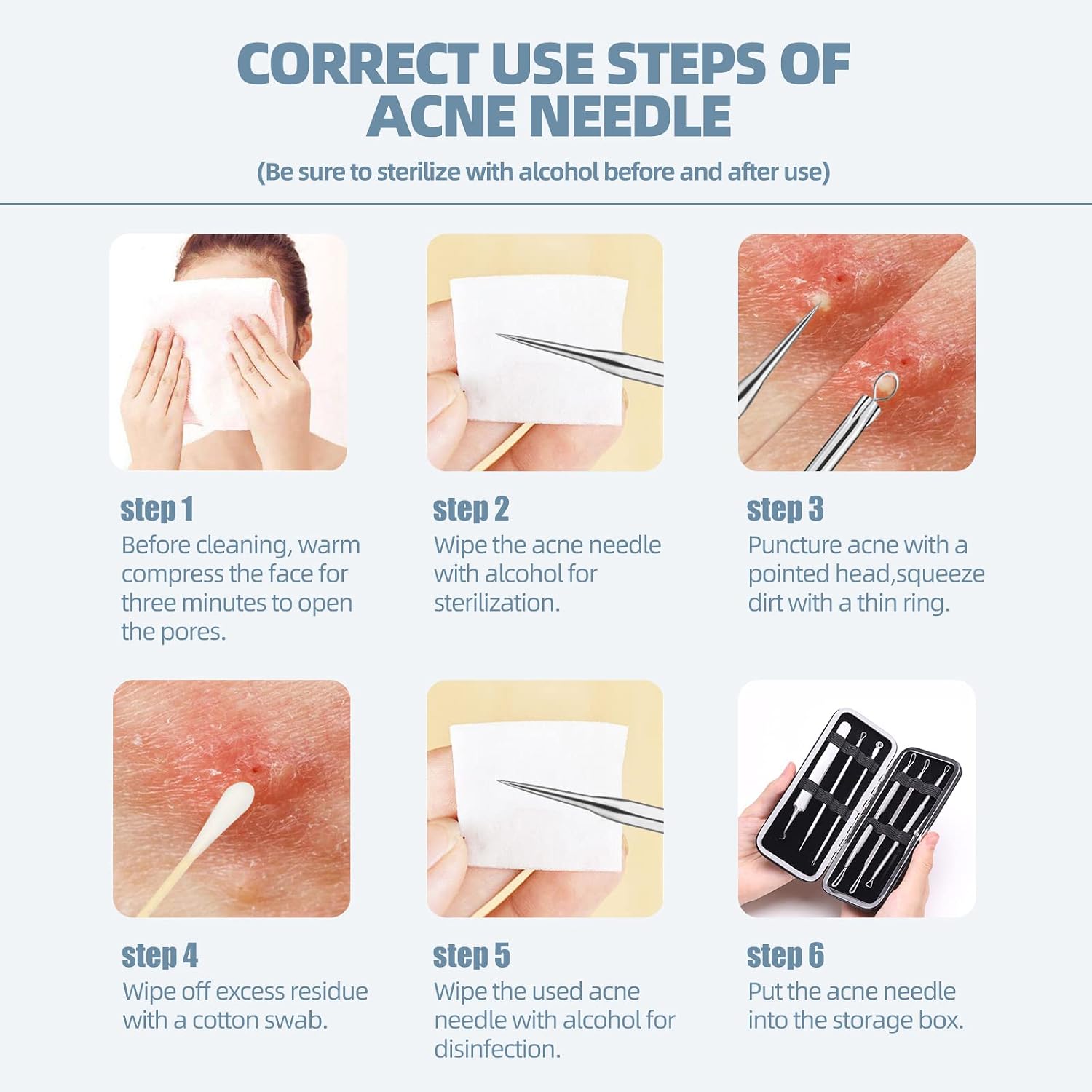 Thumbnail 3 de JPNK Blackhead Remover kit for acne extraction