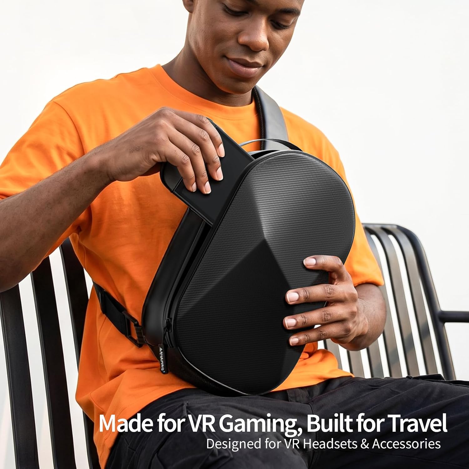 Thumbnail 5 de annapro Carrying Case for Meta Quest 3/Quest 3S/Quest 2/Apple Vision Pro 2: A Fashion-Forward VR Travel Companion