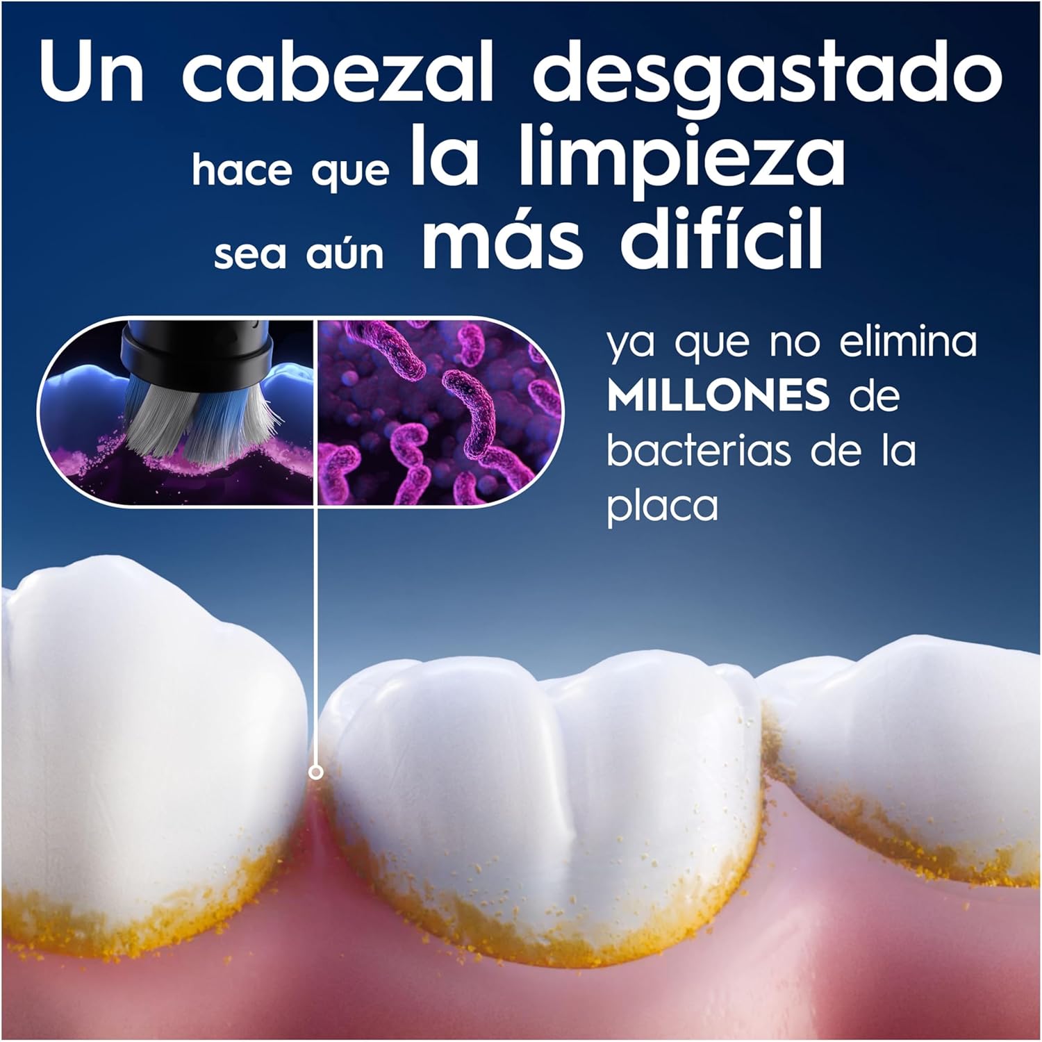 Detalle de Oral-B iO Gentle Care pack 6 recambios