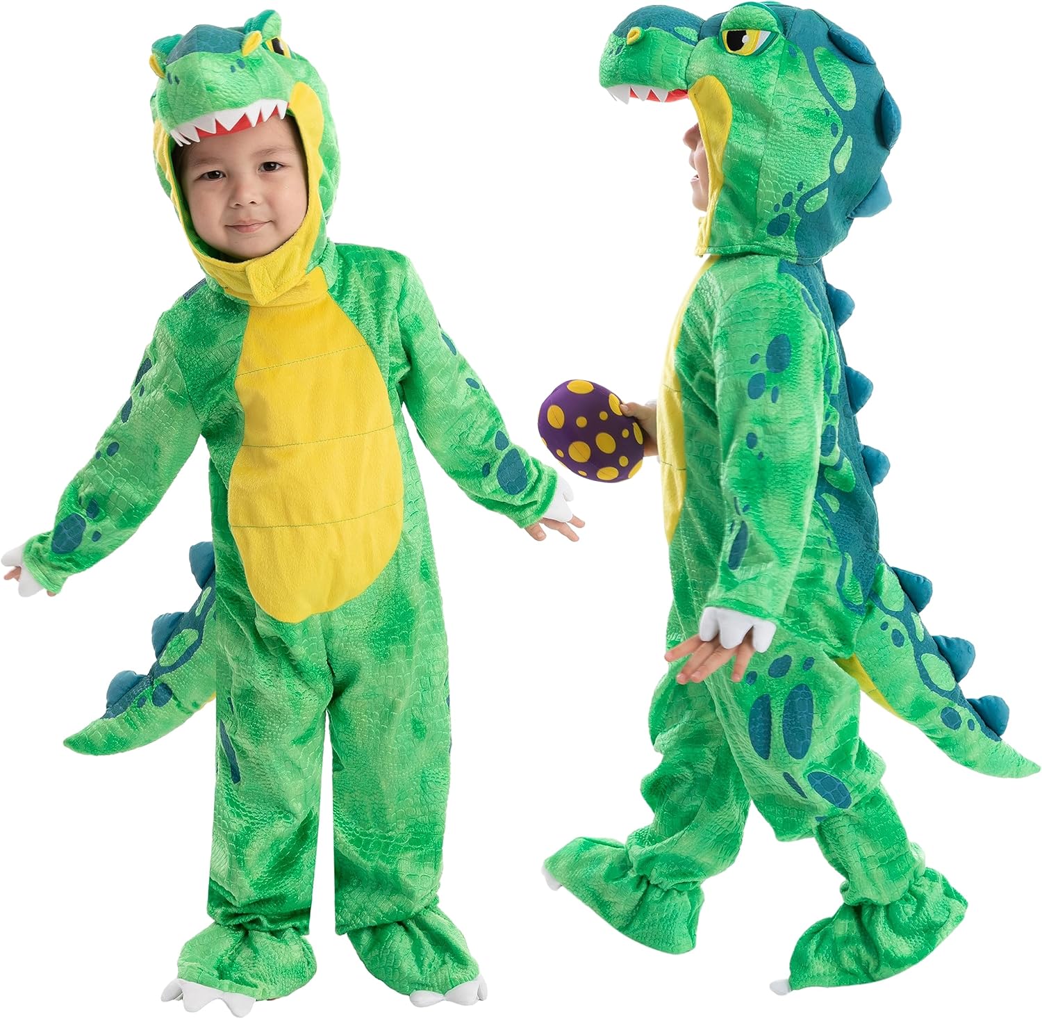 Detalle de Spooktacular Creations T-Rex Kostüm 100% Polyester 🎭