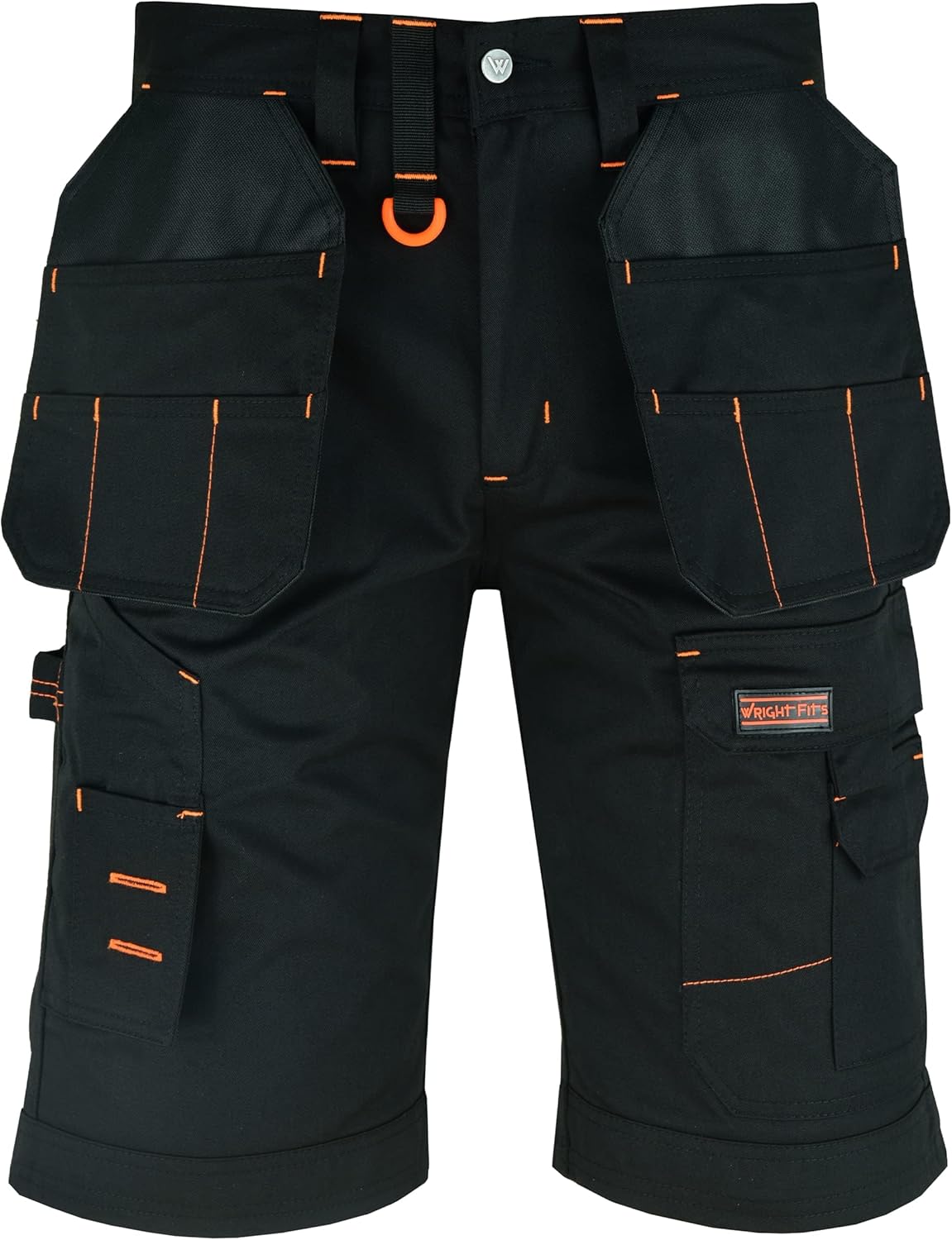 Detalle de WrightFits Men Holster Work Shorts – Heavy Duty Cargo Shorts for Trades