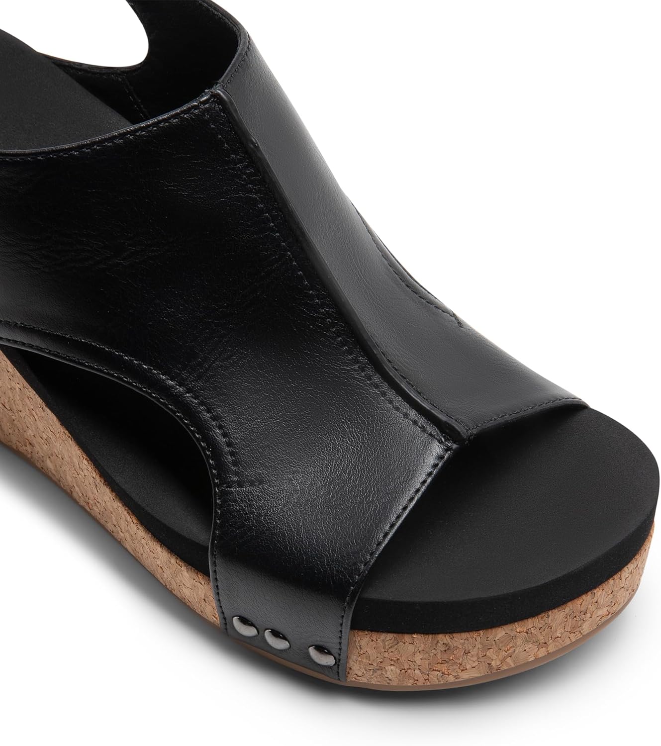 Thumbnail 4 de DREAM PAIRS Women's Platform Wedge Sandals — Comfortable Peep-Toe Cork Sandals for All-Day Wear