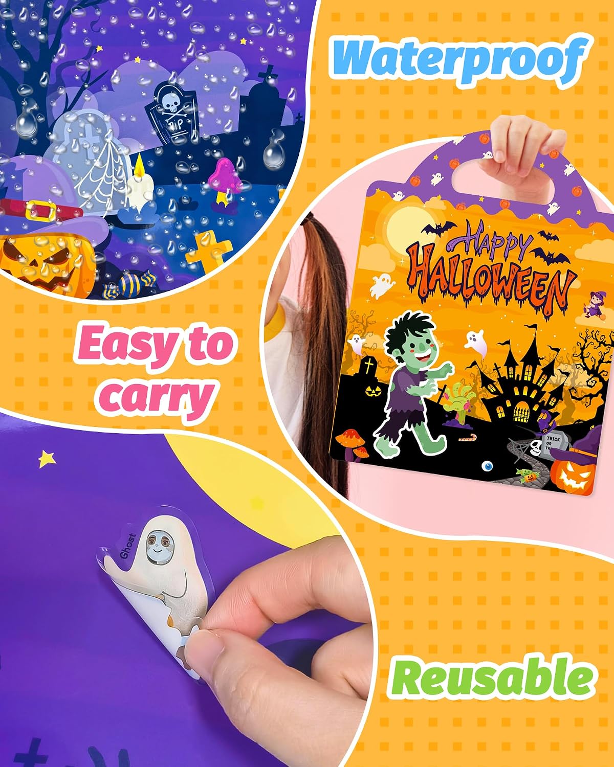 Detalle de Walenced Reusable Sticker Book, PVC