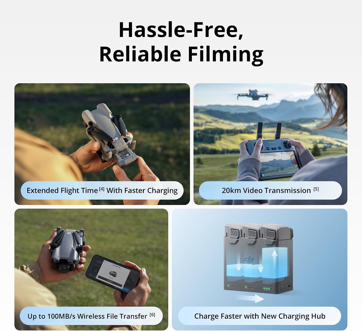 Thumbnail 6 de DJI Mini 5 Pro Fly More Combo Plus with DJI RC 2: A Lightweight Pro-Grade Drone for Creators