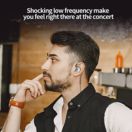 Thumbnail 4 de Keephifi CCA CRA In Ear Monitor – IEM con Diafragma ultrafino, cable desmontable y sonido para escenario