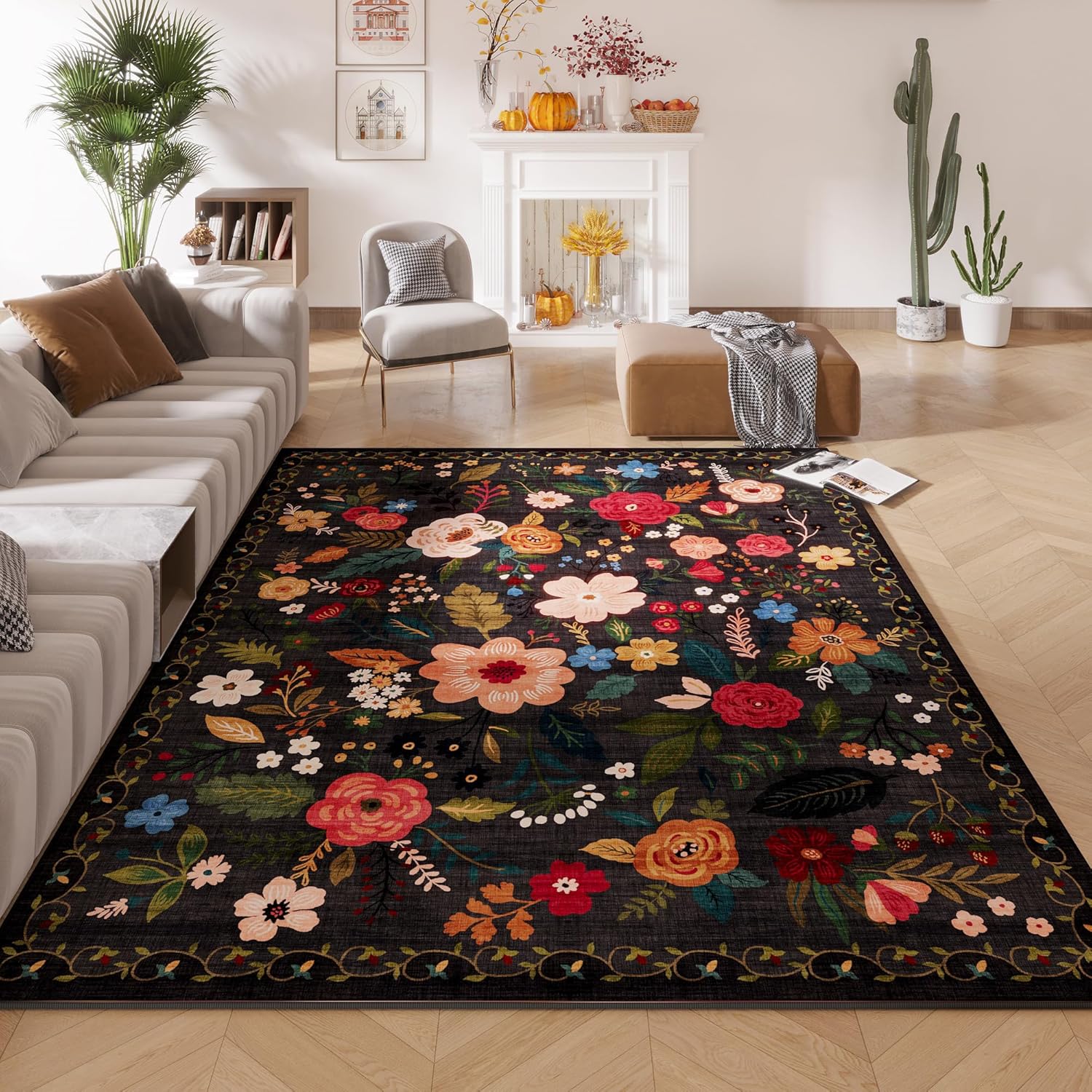 Thumbnail 6 de Rugcomf Area Rugs 8x10 Washable Boho Rug 🛋