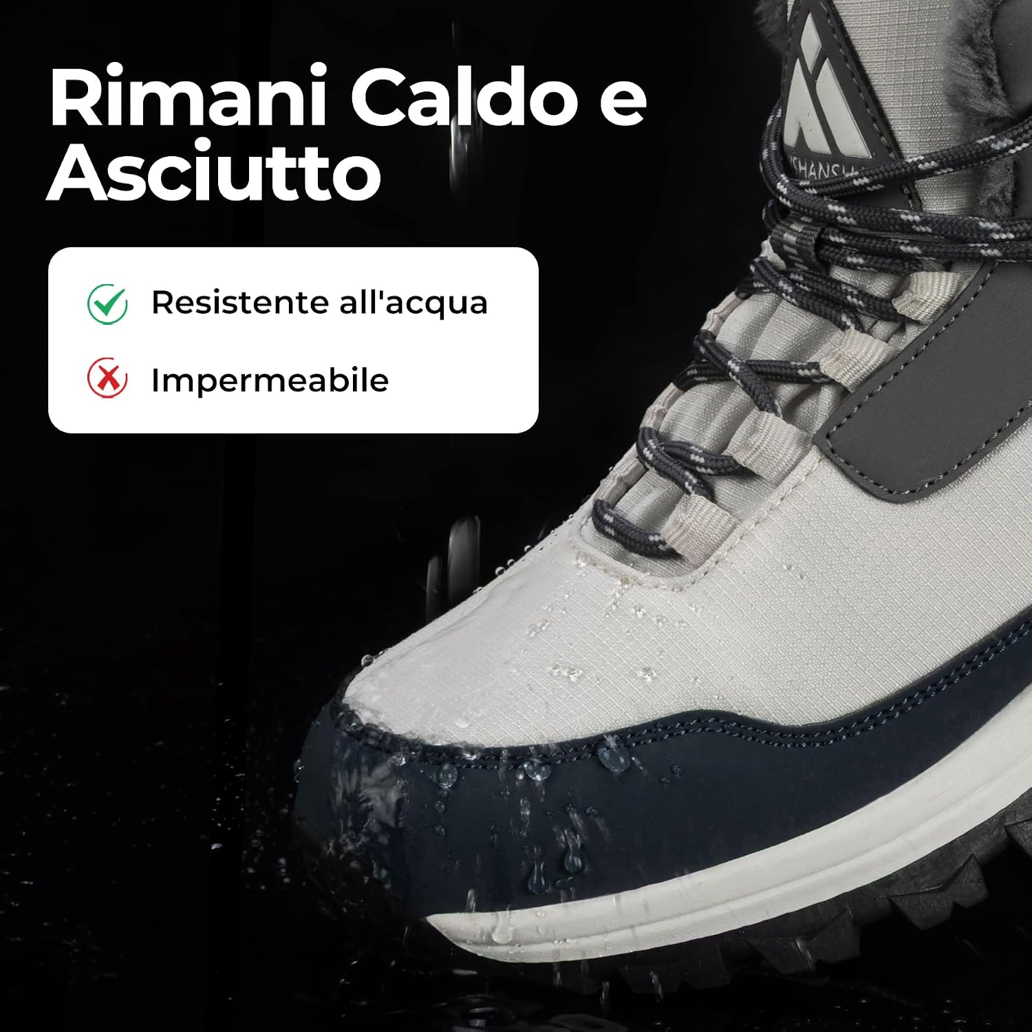 Thumbnail 5 de Mishansha Stivali da donna invernali antiscivolo 36–42