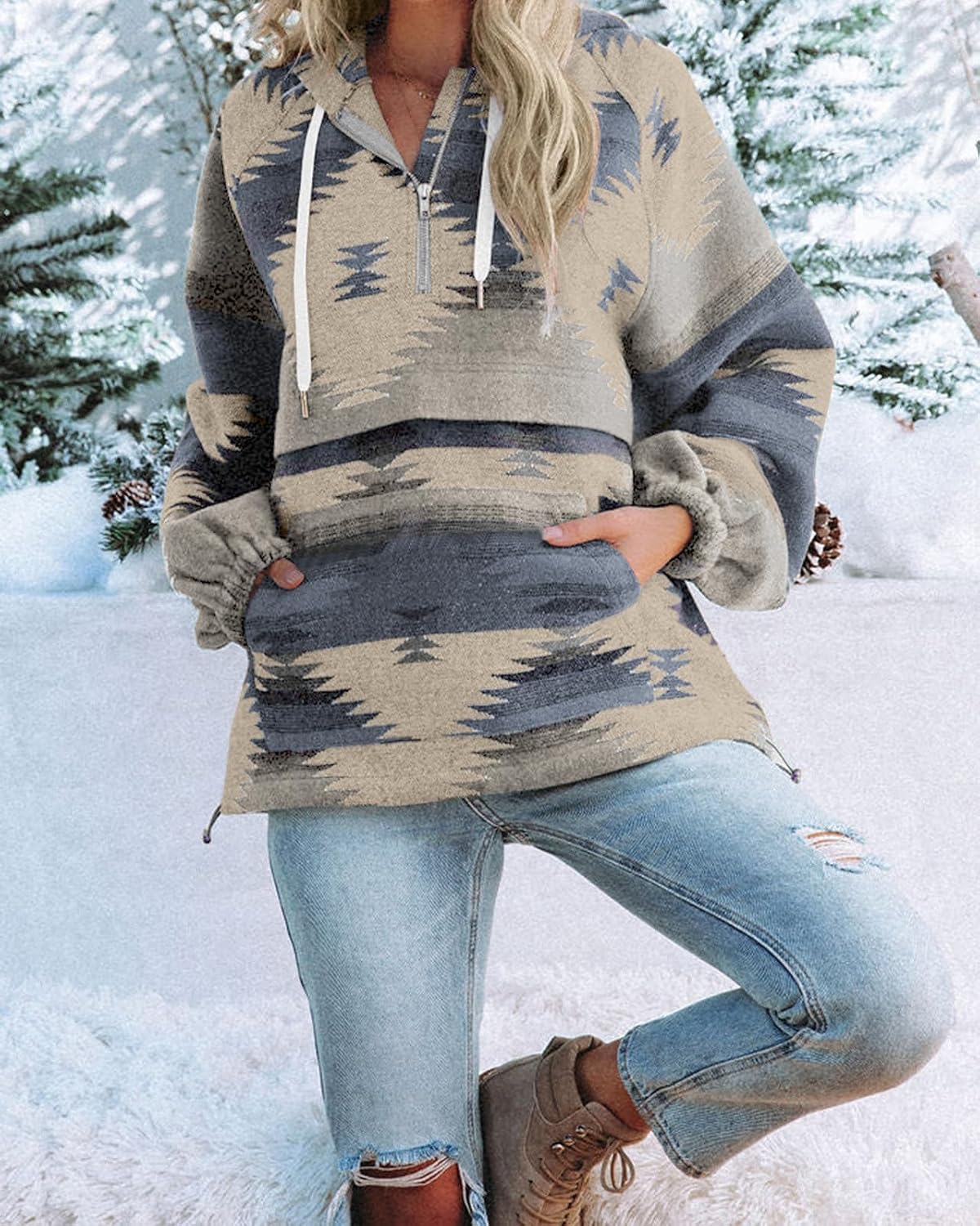 Detalle 2 de Fessceruna Women's Western Hoodie in Polyester