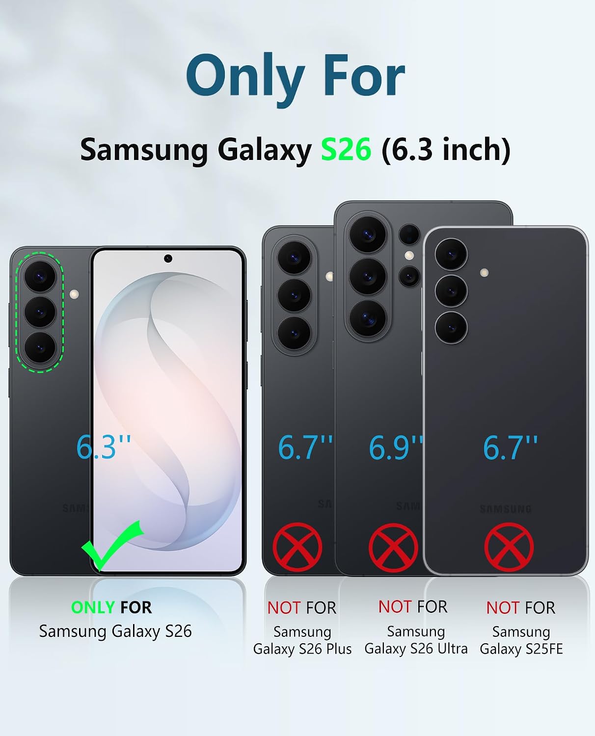Thumbnail 1 de FNTCASE for Samsung Galaxy S26 Case with Built-in Screen Protector, Dual Front Frames, and Military-Grade Protection