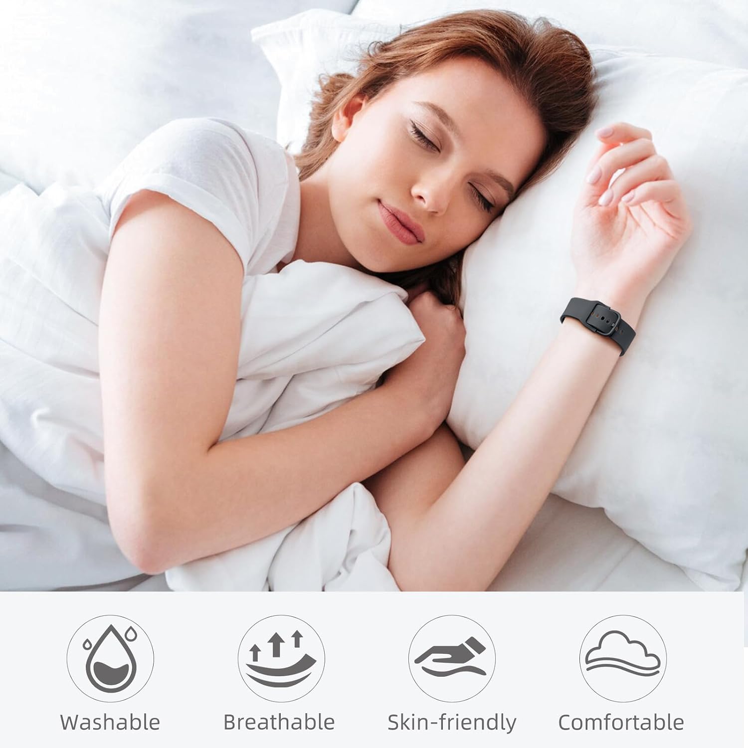 Thumbnail 6 de Mastten Galaxy Watch Strap 40mm 44mm Silicone