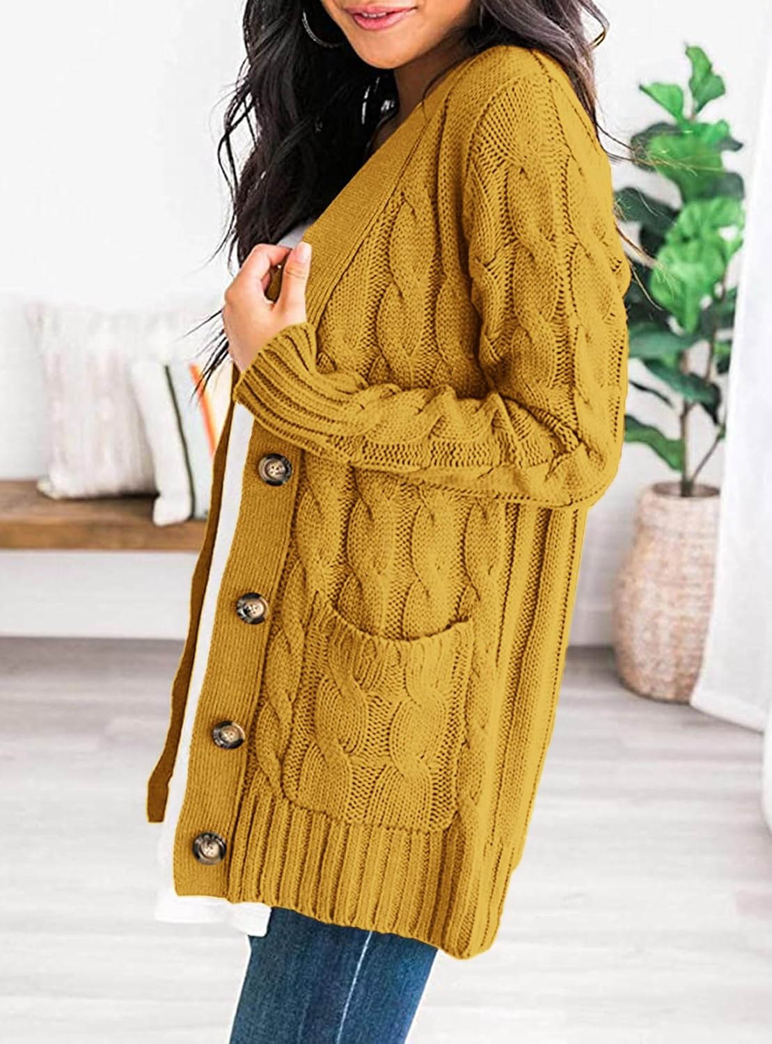 Thumbnail 3 de PRETTYGARDEN Open-Front Women's Cardigan Sweater